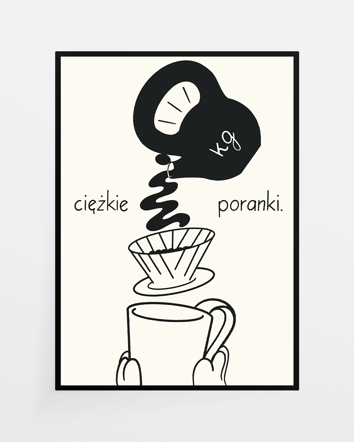 Plakat Ciężkie Poranki