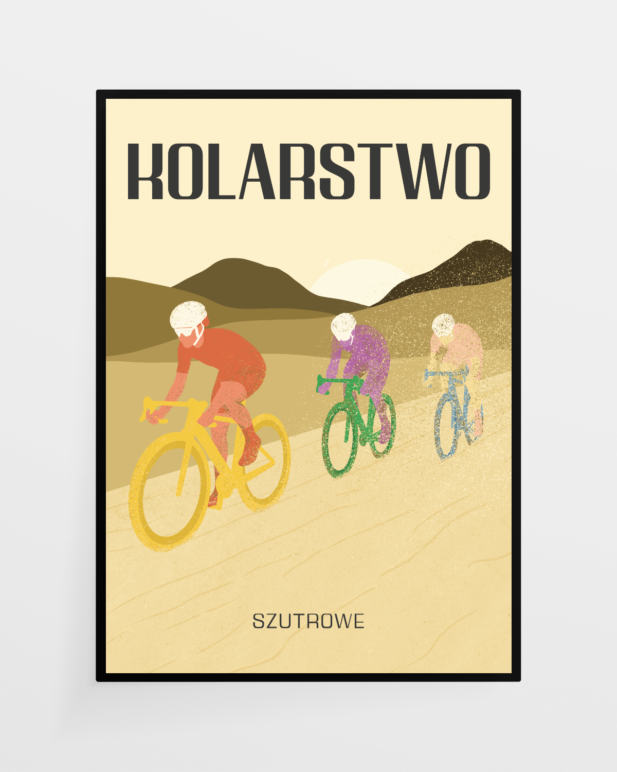 Plakat Kolarstwo Szutrowe